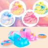 6 Pack Axolotl Slime Kit, Cloud, Butter & Clear, Christmas Slime Party Favors for Kids with Axolotl Charms, Soft and Stretchy, Slime for Girls & Boys, Classroom Rewards, Birthday Gifts view 4