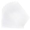 10Pcs Shrink Plastic Sheets, 10Pcs Heat Sheet Kit Shrinkable Film Paintable Sheets, Printable Art Paper White for Children Sheet, Hand Made Craft Tool view 1