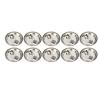 Fydun Blank Pin, 100pcs Button Round Badge Emblem Kit Medal Clear Badges Kit100Pcs Buttons Parts Supplies for Handicraft Gifts Souvenirs S 25MM Handcraft Ls (25MM Metal Badges 100 Sets) view 1