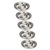Fydun Blank Pin, 100pcs Button Round Badge Emblem Kit Medal Clear Badges Kit100Pcs Buttons Parts Supplies for Handicraft Gifts Souvenirs S 25MM Handcraft Ls (25MM Metal Badges 100 Sets) view 4