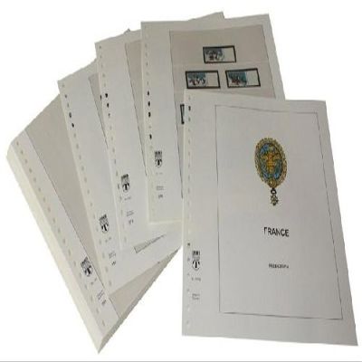 Lindner-T Supplement Pre-Printed Album Sheets France Self-Adhesive Brands 2024
