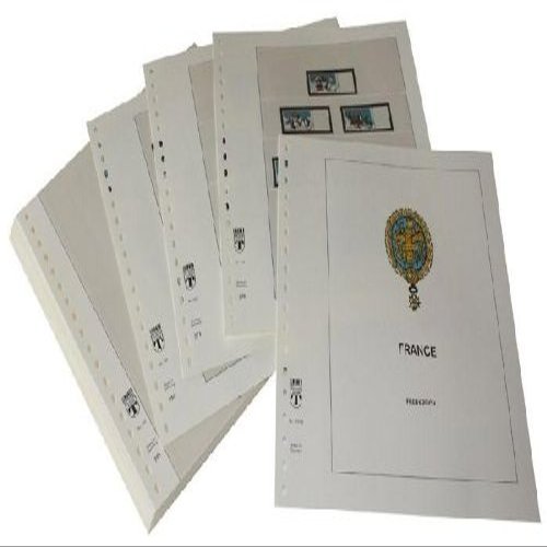 Lindner-T Supplement Pre-Printed Album Sheets France Self-Adhesive Brands 2024
