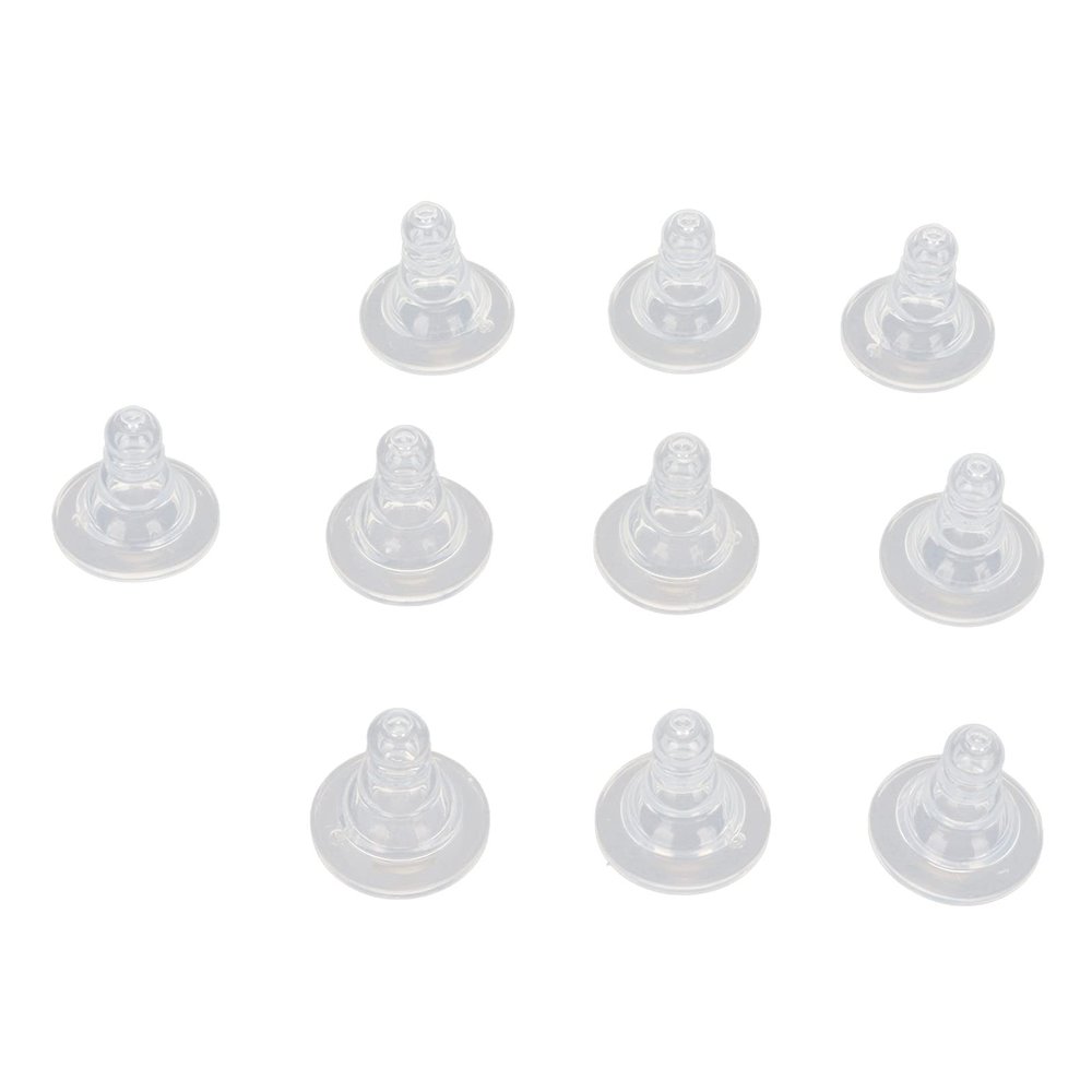 10Pcs Nipple for Goats, 10Pcs Goat Nursing Soft Silicone Thicken Lamb Goats, Small Animal Milk Drink Nipples Feeding Sheep Cattle Rubber Pacifier Replacement Lambs and Kids