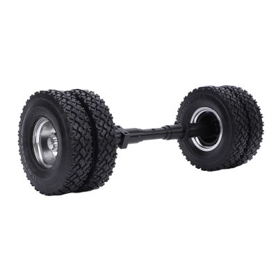 85mm Rear Axle Tire, 167mm Aluminum Alloy Hub, 10 Hole Wheel, with Sole Tread Pattern for DIY Modified Trailer
