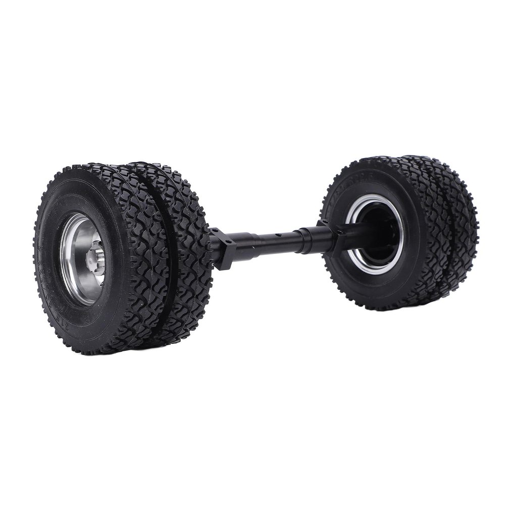 85mm Rear Axle Tire, 167mm Aluminum Alloy Hub, 10 Hole Wheel, with Sole Tread Pattern for DIY Modified Trailer