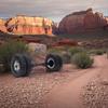 85mm Rear Axle Tire, 167mm Aluminum Alloy Hub, 10 Hole Wheel, with Sole Tread Pattern for DIY Modified Trailer view 4
