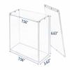Acrylic Clear Magnetic Display Case Box ETB Boxes Current 6MM Thick Magnetic Closure Fit for Pokemon Elite Trainer Boxes view 2