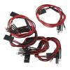 5Pcs 4 LED Mushroom Lamp Beads, RC LED Lights Kits Includes Receiver Power Supply for Axial SCX24 C10 Climbing Cars view 4