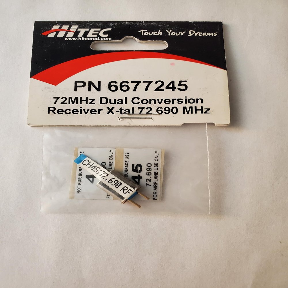 72MHz Dual Conversion Receiver X-Tal 72.690 MHz