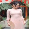 A29 Pink Floral Round Neckle Ao Dai Set | Vietnamese Traditional Ao Dai For Women | Bridal Ao Dai | Vietnamese Dress For Women | Ao Dai Tet (S) view 4