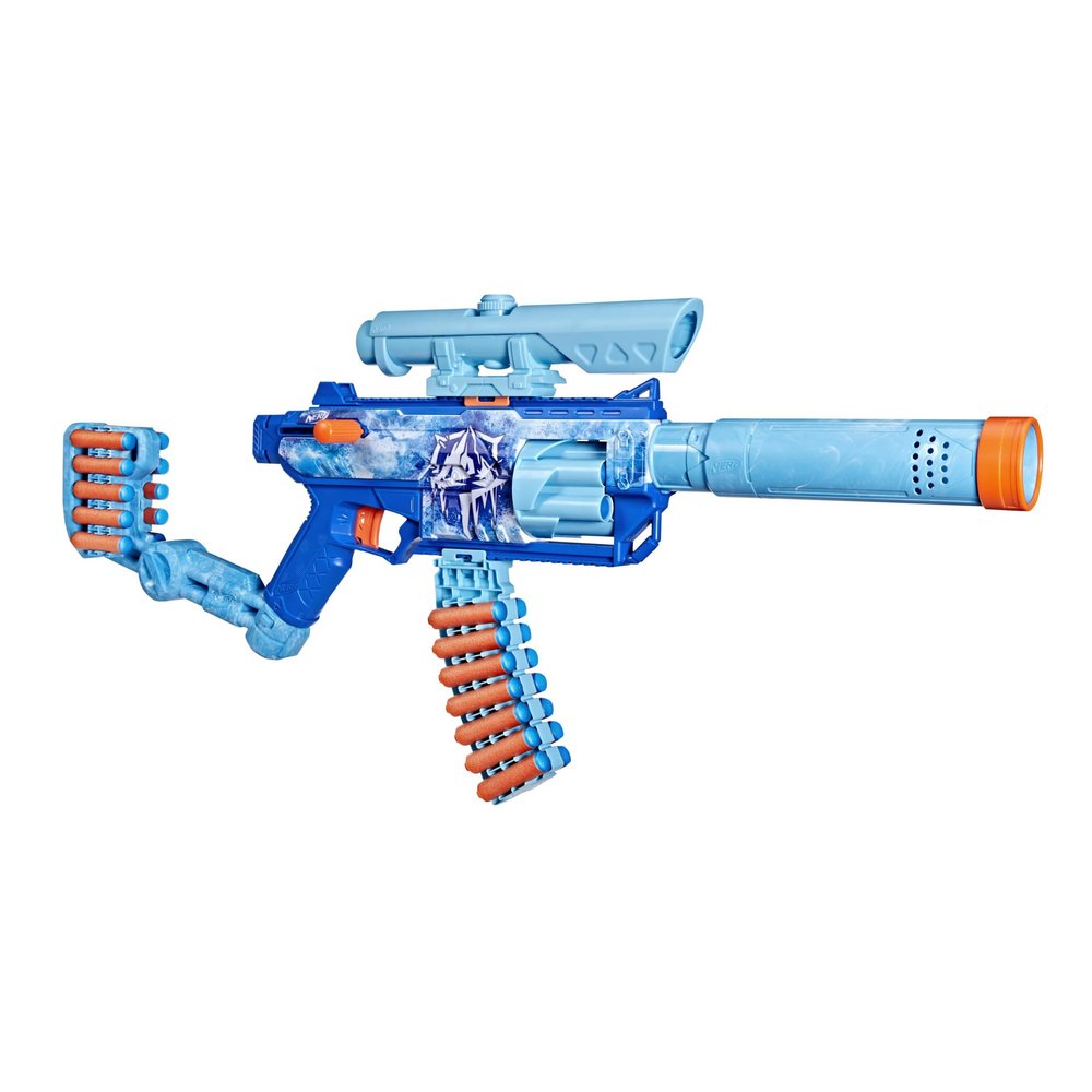Nerf Loadout FrostFusion Blaster, 4 Interchangeable Attachment Accessories, 30 Nerf N1 Darts, Kids Toys & Gifts, Ages 8+ (Amazon Exclusive)