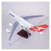 LIUSANGLIU Scale Aircraft 46cm 1/160 for A380 Airbus Model Qantas Airways Die-Cast Resin Aircraft Model Passenger Aircraft Model Suitable for Display(No Light) view 2
