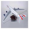 Scale Aircraft 50.5cm 1:160 for Britain A380 Plane Models Diecast Airplanes Passenger Aircraft Model Collection Souvenirs Suitable for Display(No Light) view 2