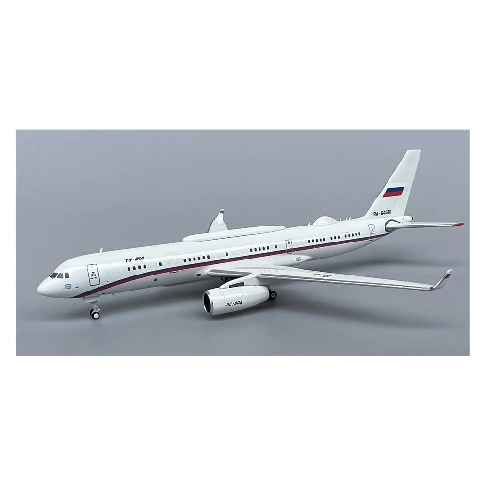LIUSANGLIU Scale Aircraft 1/400 for Russian TU-214 PU-SBUS Air Communication Command Aircraft Model RA-64530 Alloy Plane Model Gifts Suitable for Display