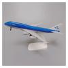 LIUSANGLIU Scale Aircraft 20cm for KLM Boeing 747 B747 Airplane Model Alloy Metal Airways Plane Model Passenger Aircraft Model Suitable for Display view 3