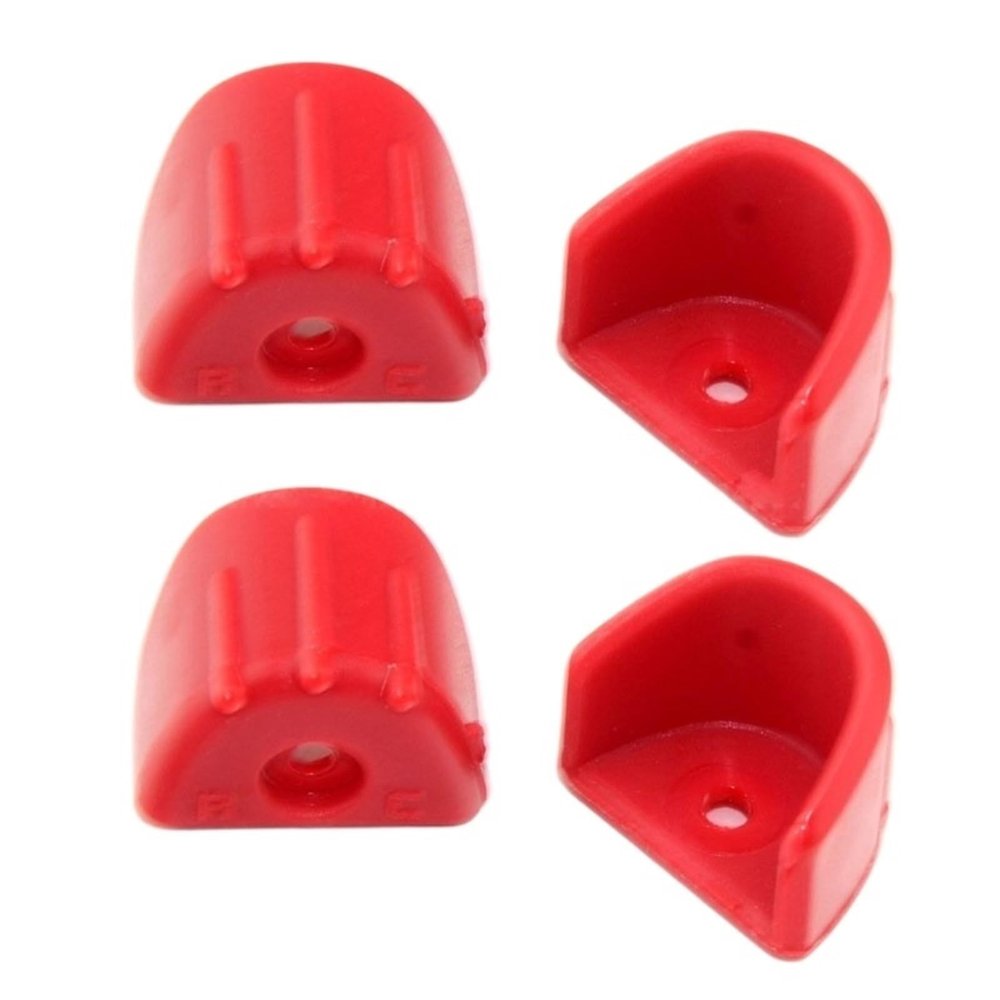 RC Car Parts for HSP for HPI 1:8 1:10 Shock Absorber Hydraulic Frame Protection Protection Cover Shock Absorption Cap RC Car Parts Decoration Car Accessories(Red)