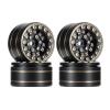 RC Upgrade Accessories for Axial for SCX24 for TRX4M for Bronco for Defender for FCX24 1/24 1/18 RC Car Crawler 39g/pcs 1.0 Brass Beadlock Wheel Rims view 1