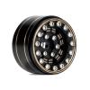 RC Upgrade Accessories for Axial for SCX24 for TRX4M for Bronco for Defender for FCX24 1/24 1/18 RC Car Crawler 39g/pcs 1.0 Brass Beadlock Wheel Rims view 3