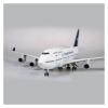 LIUSANGLIU Scale Aircraft 47CM 1/150 for 747 B747 Garuda Indonesia Aircraft Model Resin Plastic Plane Model Simulated Scale Airplane Suitable for Display(with Light) view 3