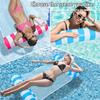 3 Pack Upgrated Water Pool Floats, 4-in-1 (Hammock, Saddle, Lounge Chair, Drifter) Multi-Purpose Water Pool Float, Non-Stick PVC Material view 2