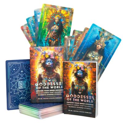 About my Brain Goddess Oracle Deck | Edition 2 | 60 Oracle Cards and Pocket Guidebook | Goddesses of The World | Complement Your Tarot Card Practice