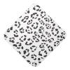 Msyxl White Leopard Print Hooded Towel - Ultra Soft & Absorbent Muslin Cotton Bath Towel for Babies, Toddlers, Newborn - Boys & Girls Essential 35"x35" view 1