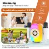 Kids Karaoke Machine, Bluetooth Mini Portable Karaoke Machine, with 2 Wireless Microphone and Speaker, Toys for All Smartphones, Birthday, Family, Home Party (White) view 3