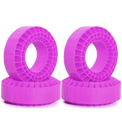 RC Upgrade Accessories for TRX4 for SCX10 for Capra TF2 GEN8 1/10 RC Crawler Rigs 4pcs Silicone Rubber Insert Foam for Fit 118-122mm (4.75" OD) 1.9" Wheel Tires(Purple)