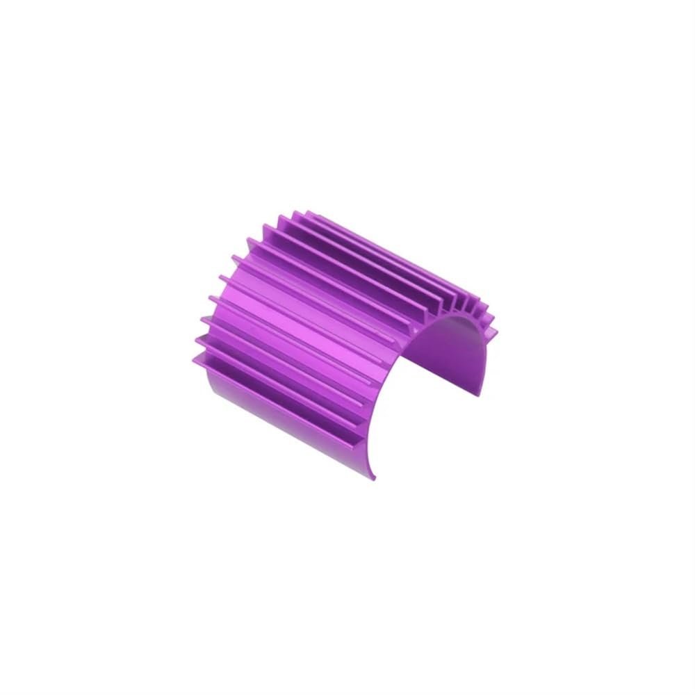 DUHWQ Motor Heat Sink Compatible with 370 380 Brushless and Brushed Electric Motors Compatible Upgrade Accessories Compatible with 1/12 1/16 1/18 RC Cars Replacement Parts(Purple)
