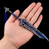 KUNRUI Wow Rogue Epic Transmogrification Sword Model,All-Metal Game Enthusiasts' Collection, with Display Stand, Deskt Decor view 3