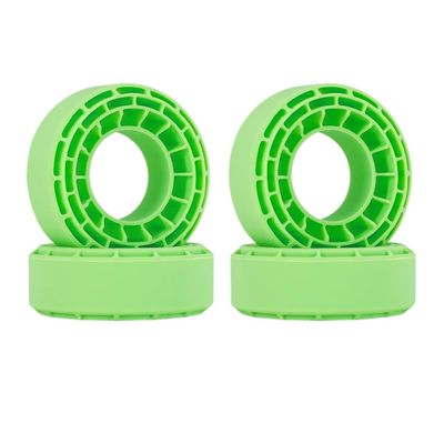 DUHWQ 4pcs Rubber Inserts Compatible with 56-58mm 24mm 1.0 Tire Compatibility(Green)