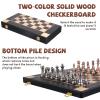15-Inch Large Metal Chess Set for Adults and Kids with Metal Chess Pieces  Foldable Wooden Board with Storage, Portable Classic Game Set for Travel & Home, Elegant Gift for Chess Enthusiasts view 2