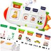 Alphabet Talking Flash Cards & Math Games for Kids 2-8, Speech Therapy Toys, ABC Learning Toys, 56 Math Flashcards & 106 CVC Word Games, Preschool Kindergarten Gifts for Boys & Girls view 1