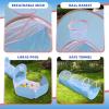 Action Air Kids Play Tent Set with Tunnel and Ball Pit, 5-in-1 Pop Up Playhouse for Toddlers 1-3, Blue view 4
