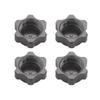 DUHWQ 17mm Aluminum Wheel Hub Nut Dust Cover Compatible with 1/8 Scale RC Buggy and Hobby Cars Upgrade Parts(Sky Blue) view 3