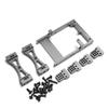 DUHWQ Compatible Servo Mount Bracket Crossbeam Compatible with 1/16 RC Car Kits C14 C24 B14 B24(Light Grey) view 1