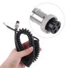TIANQUXNGI CB Radio Mic Microphone Replacement 4 Pin Cable for PR550 PR3100 PR4000 MRHH100 Car view 2