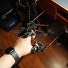 Halloween Mechanical Claw Decoration, 3D Printed Telescopic Arm, Five-Finger Cosplay Prop view 4
