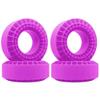 DUHWQ 1.9 Foam Inserts Compatible with Rubber Tires Compatible with 1/10 Crawler Wheel Accessories(4PCS Purple) view 1