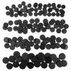 100PCS 25mm 28.5mm 32mm 40mm Mix Black Round Miniature Bases, Model Base for Gaming Miniatures or Wargames Table Top Games view 1