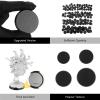 100PCS 25mm 28.5mm 32mm 40mm Mix Black Round Miniature Bases, Model Base for Gaming Miniatures or Wargames Table Top Games view 4