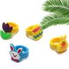 Wiywef 20pcs Rabbit Rings Toys Kids Rings Toy Easter Egg Stuffers Bunny Toys for Rabbits Girls' Jewelry Ring Jewelry for Kids Child view 3