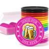 200-1000 Custom Poker Chips, Custom Drink Tokens Personalized Own Logo, Image and Text, Double Sided Full Color Printing Custom Drink Chips for Bar, Business Cards and Promotions (Rose Red) view 1