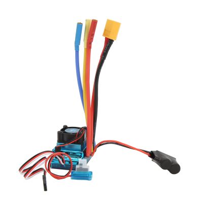 120A RC Brushless ESC, Acceleration, External Program Port for 1/10 1/8 RC Car