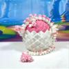 3D Printed Dragon with Dragon Egg, 12 Inches White and Pink Mushroom Fidget Dragon Toy, Fidget ADHD Autism Toy, Executive Desk Toy D076-WPE view 4
