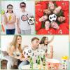 300Pcs Sports Foam Stickers, Self-Adhesive Sport Balls Stickers Basketball Football Baseball Soccer Decals Sticker Decorations for Home Office School Classroom DIY Art Craft Party Supplies view 3