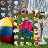 300Pcs Sports Foam Stickers, Self-Adhesive Sport Balls Stickers Basketball Football Baseball Soccer Decals Sticker Decorations for Home Office School Classroom DIY Art Craft Party Supplies view 4