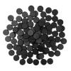 100PCS 25mm/0.98inch Textured Plastic Black Round Miniature Bases, Model Base for Gaming Miniatures or Wargames Table Top Games view 1
