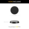 100PCS 25mm/0.98inch Textured Plastic Black Round Miniature Bases, Model Base for Gaming Miniatures or Wargames Table Top Games view 2
