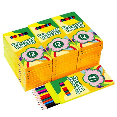 432 Count Colored Pencils Bulk, 12 Assorted of color pencils36 Packs Pre-sharpened Colored Pencils for Kids, School Supplies of Color Pencil bulk classroom